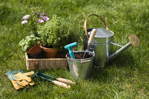 Dulwich garden landscaping with elegant planting and structured outdoor design